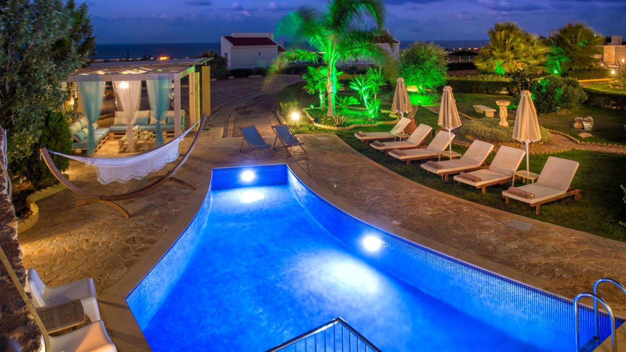 Azzuro Villa With Private Pool By Estia Херсониссос Экстерьер фото